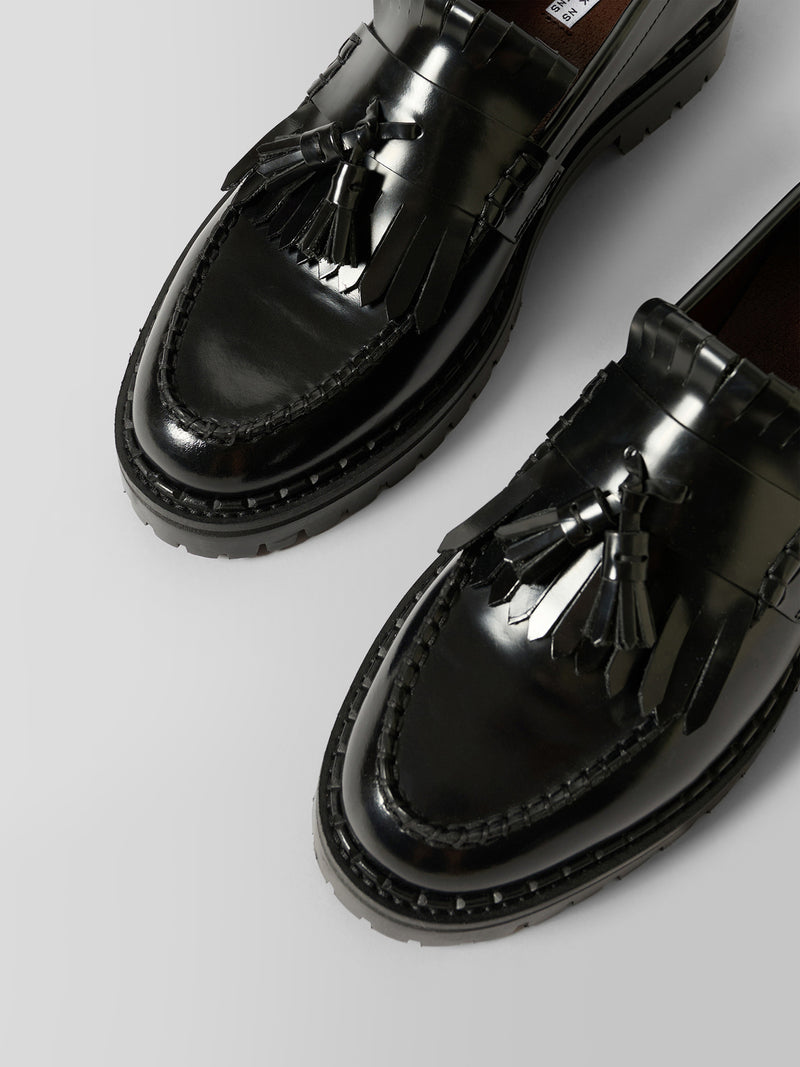 THE AMAL BLACK LEATHER