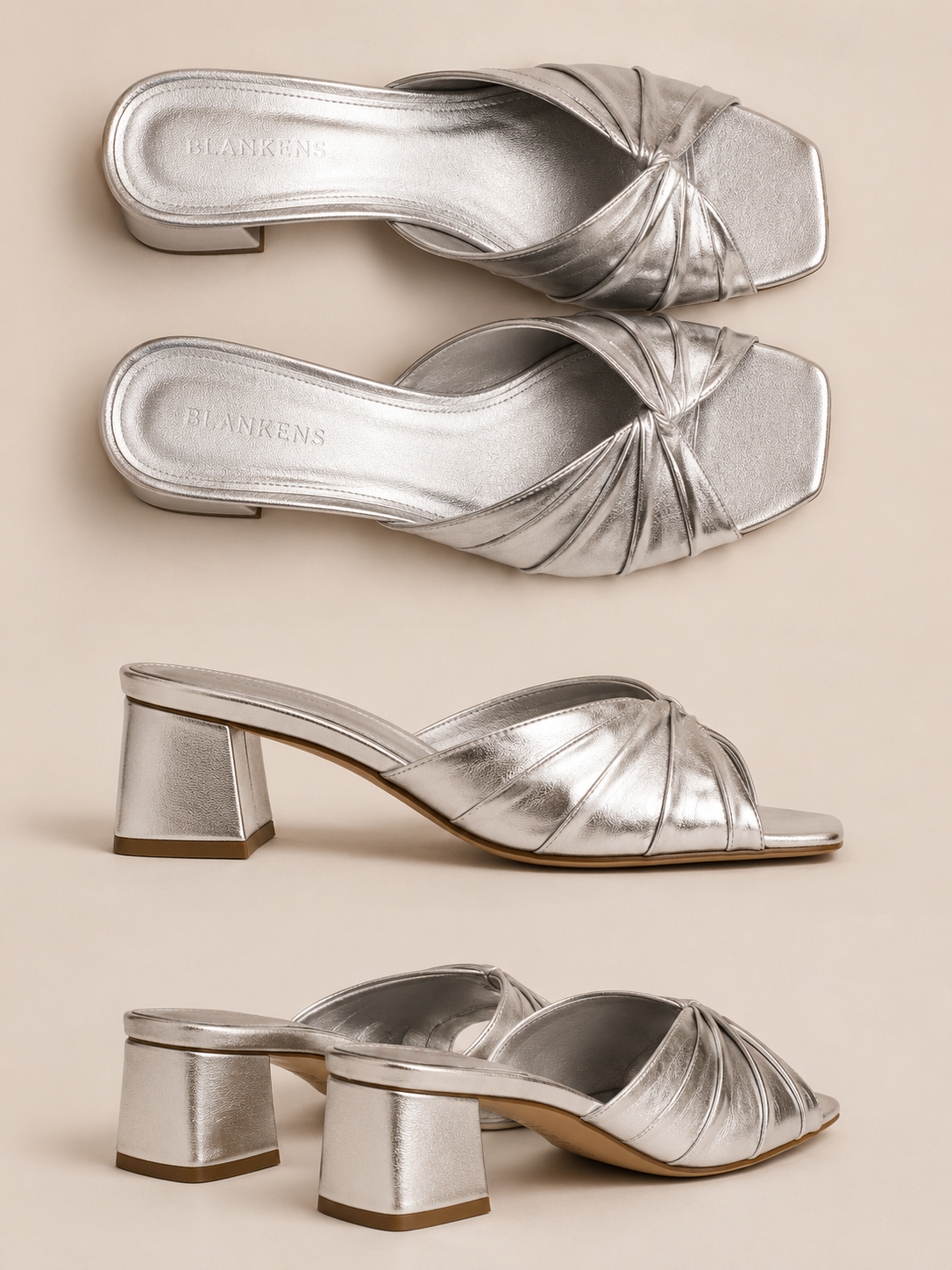 THE MARLA SILVER LEATHER