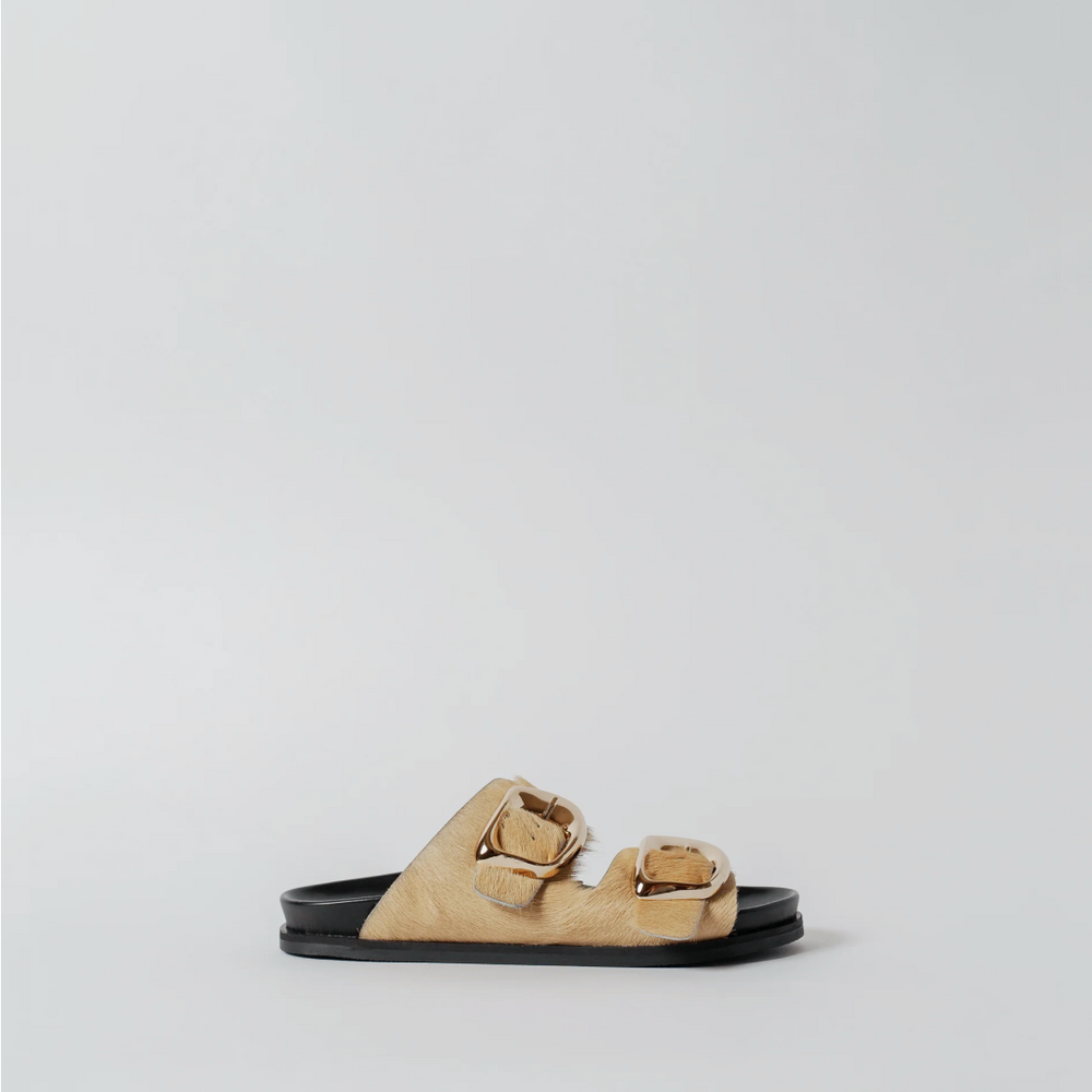 THE PERNILLE CREAM GOLD BUCKLE