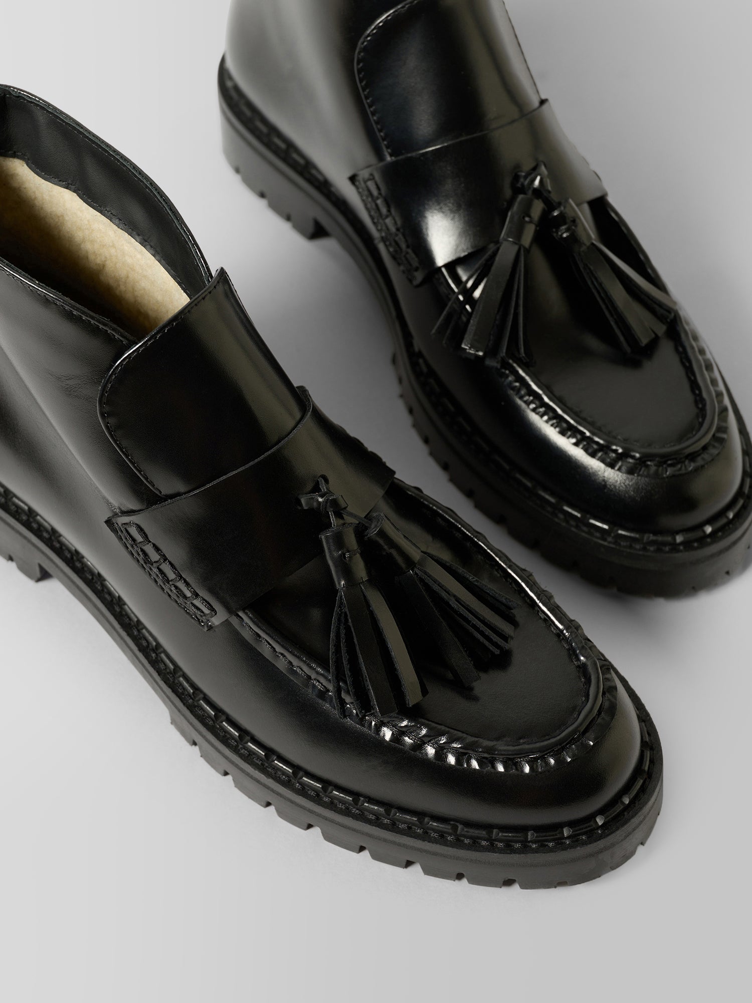 Blankens The Amal Black High Loafers