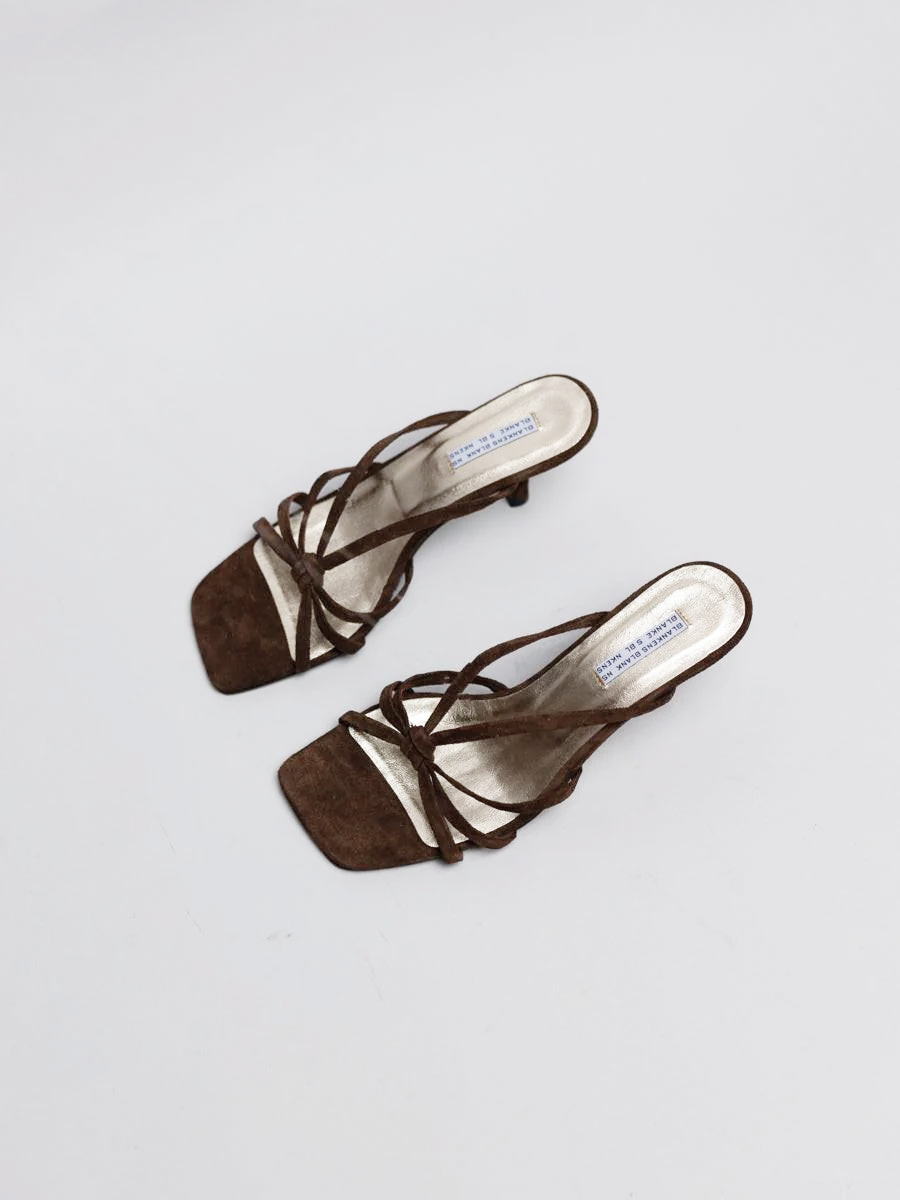 THE JENNIE CHOCOLATE SUEDE