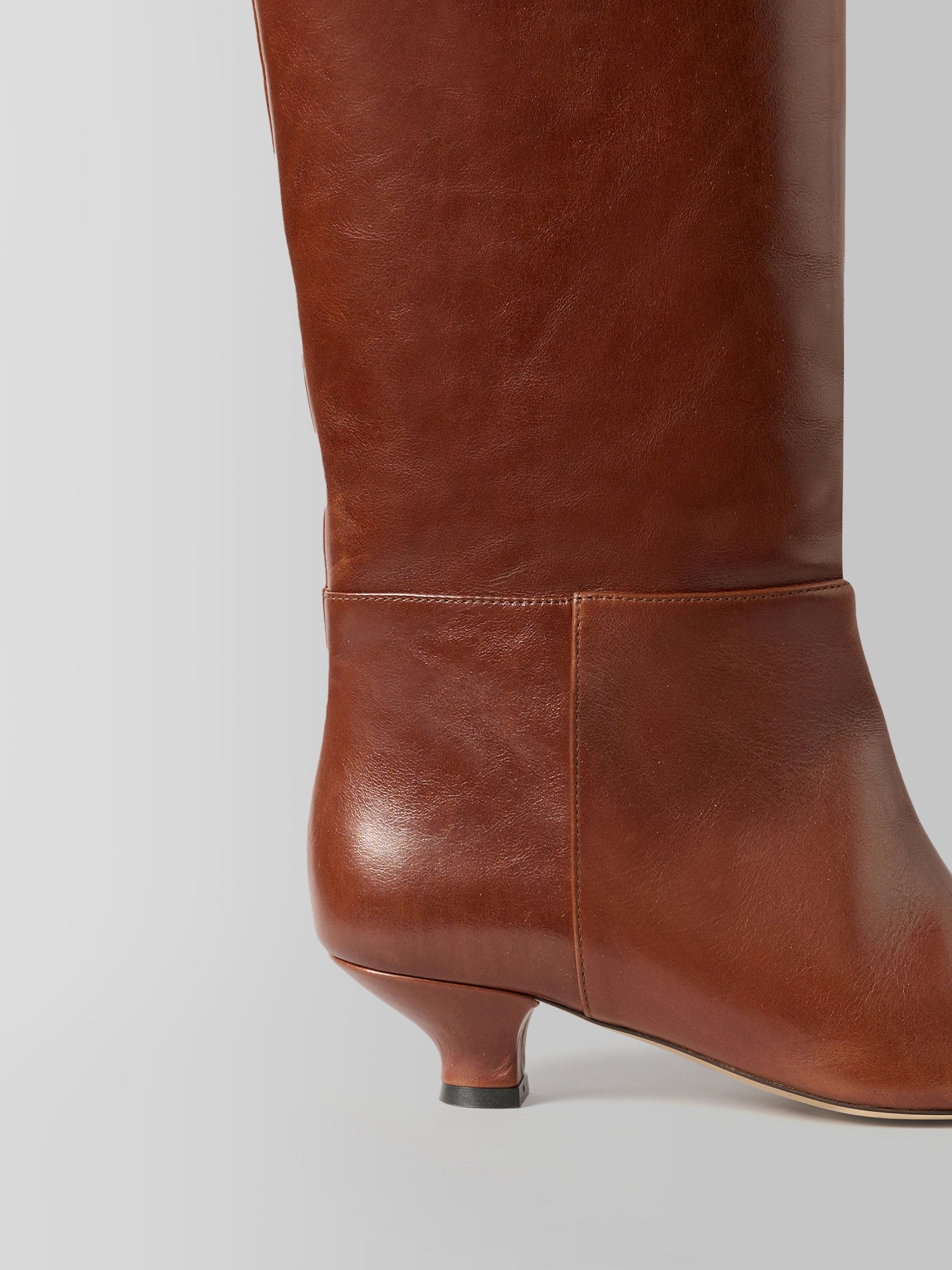 Blankens The Sydney Brown Leather Knee-high Boots
