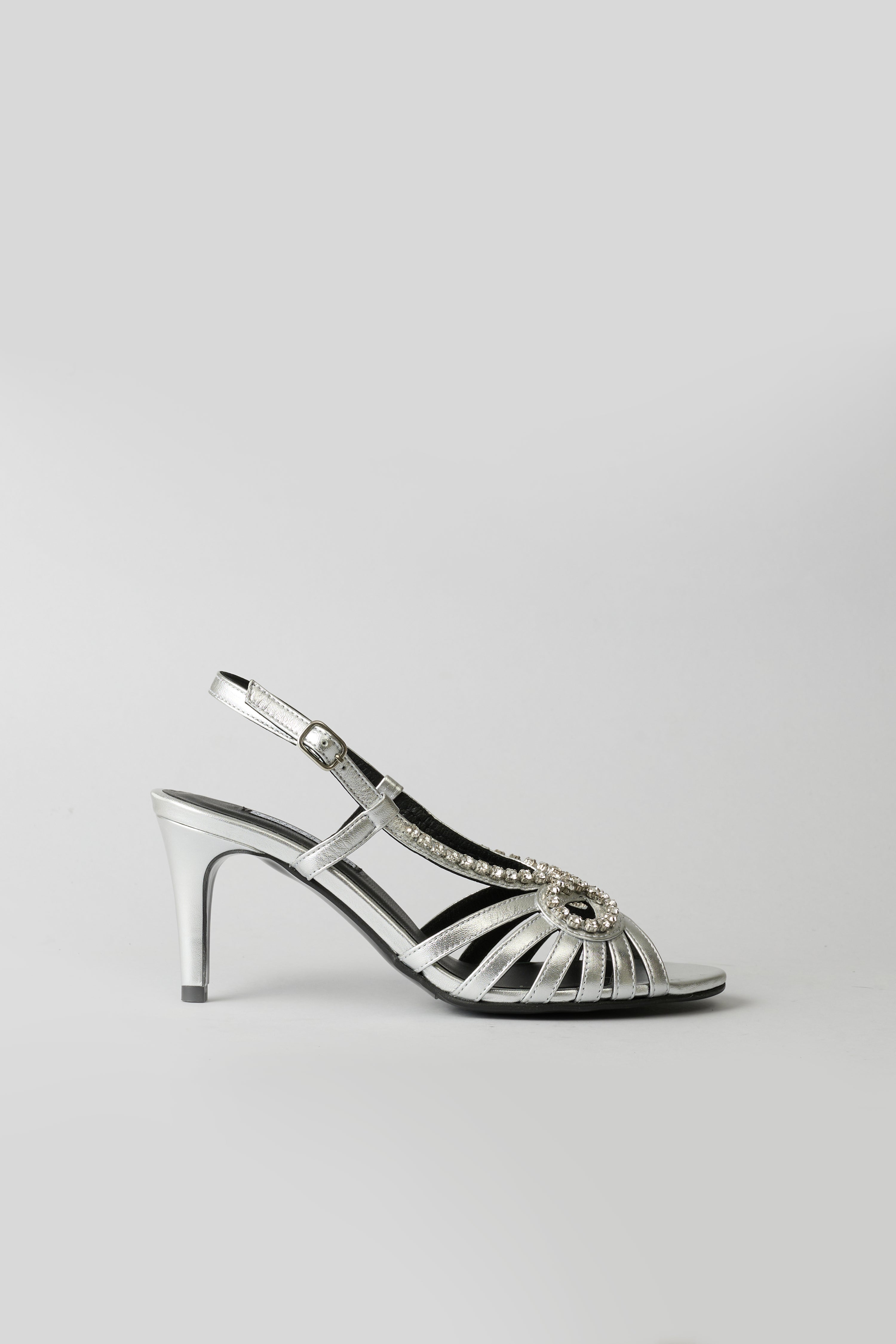 THE JULIA SILVER AND RHINESTONE BOW