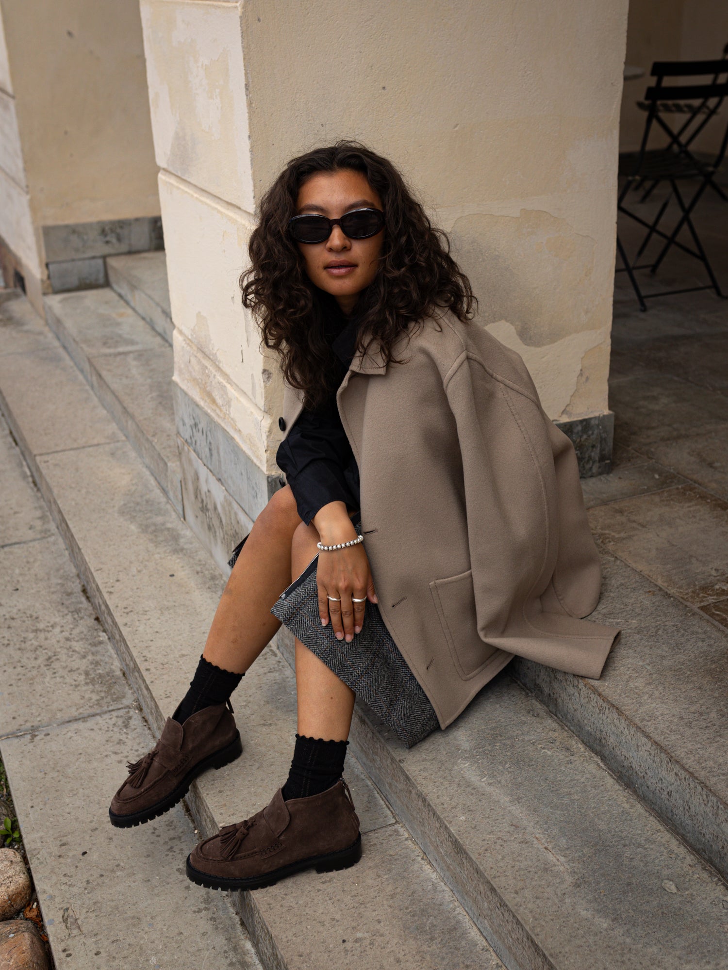 Blankens The Amal Brown High Loafers