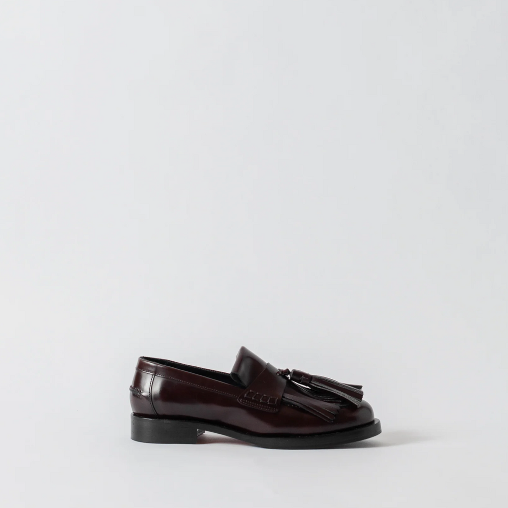 THE VERONA BURGUNDY BROWN LOAFER