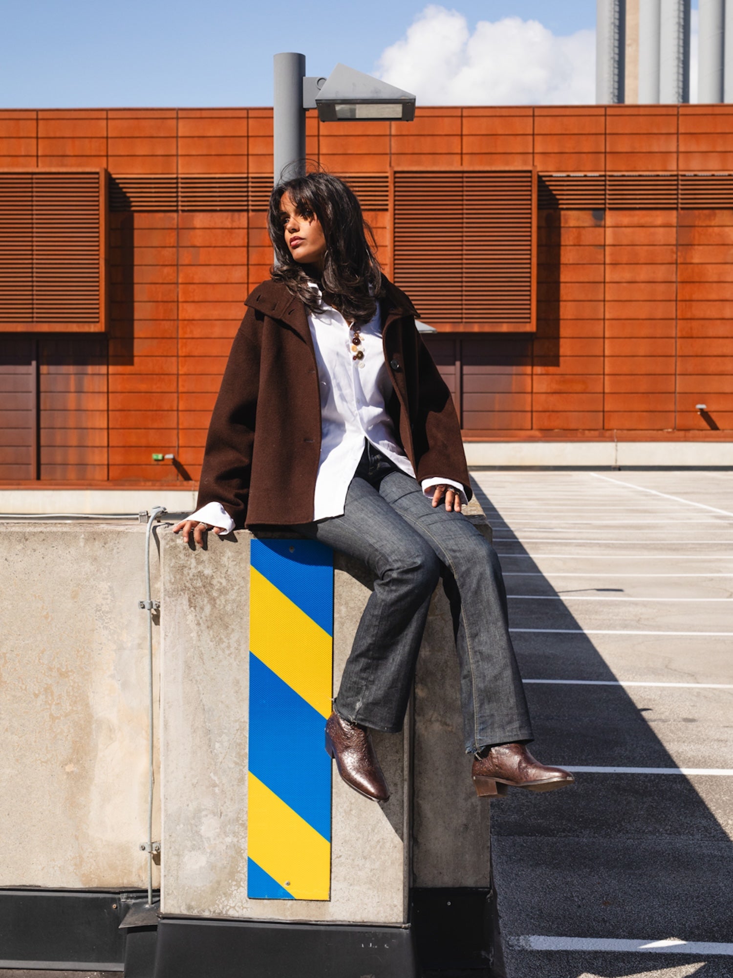 THE ALVA OSTRICH ZIPPER BOOT