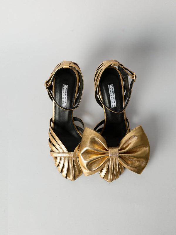 Blankens Gold Clip-On Bows