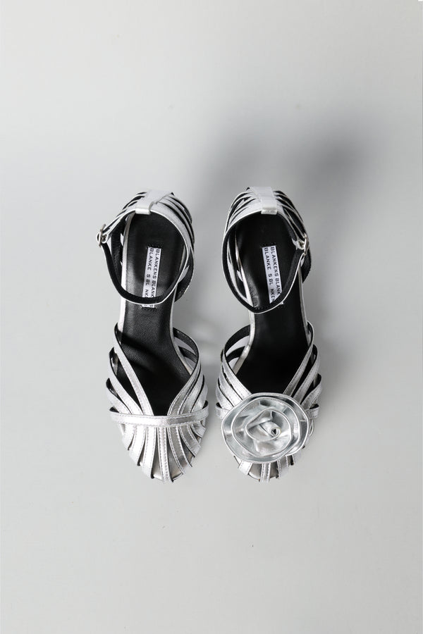 Blankens The Caroline Silver Clip-On Rose
