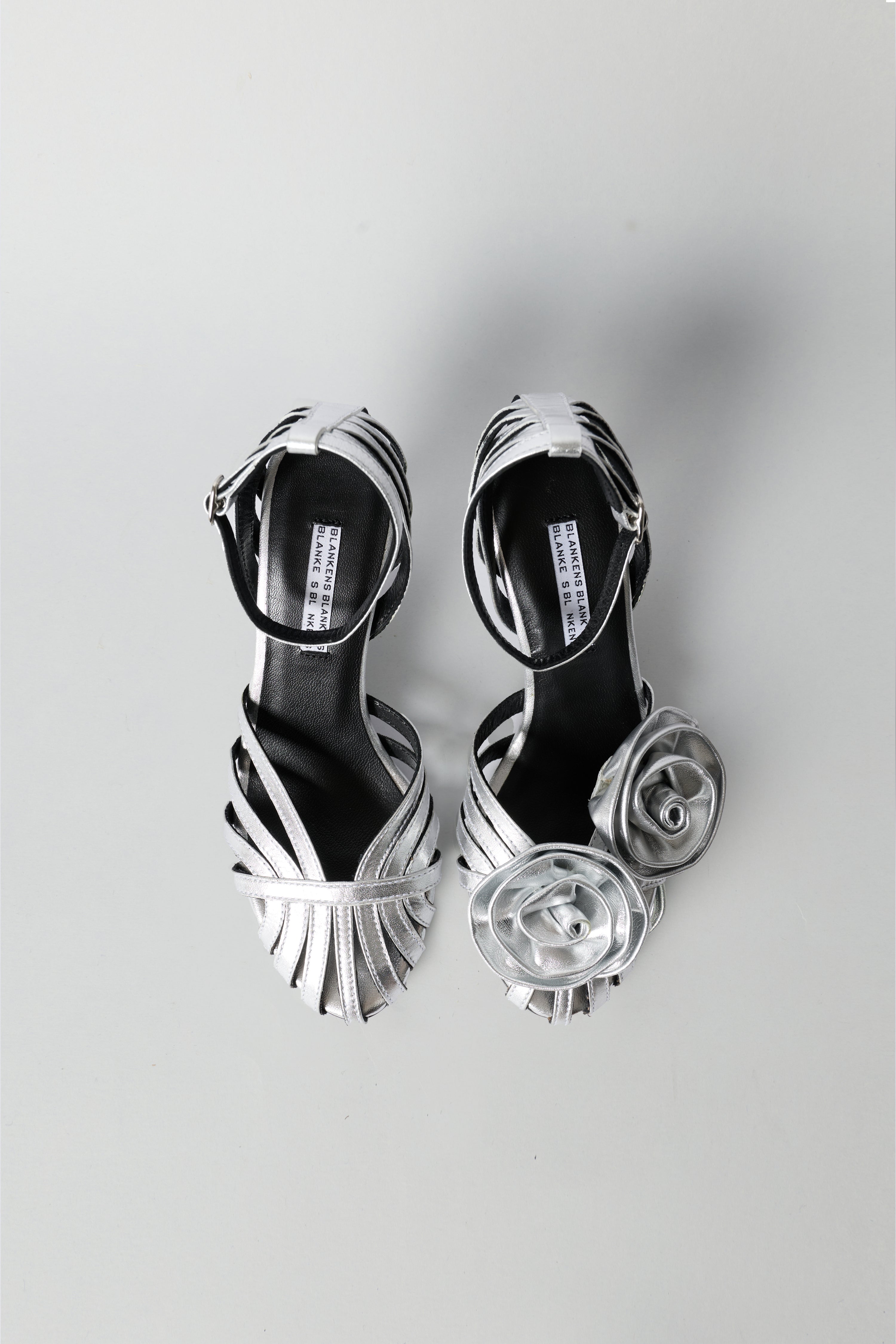 Blankens The Caroline Silver Clip-On Roses