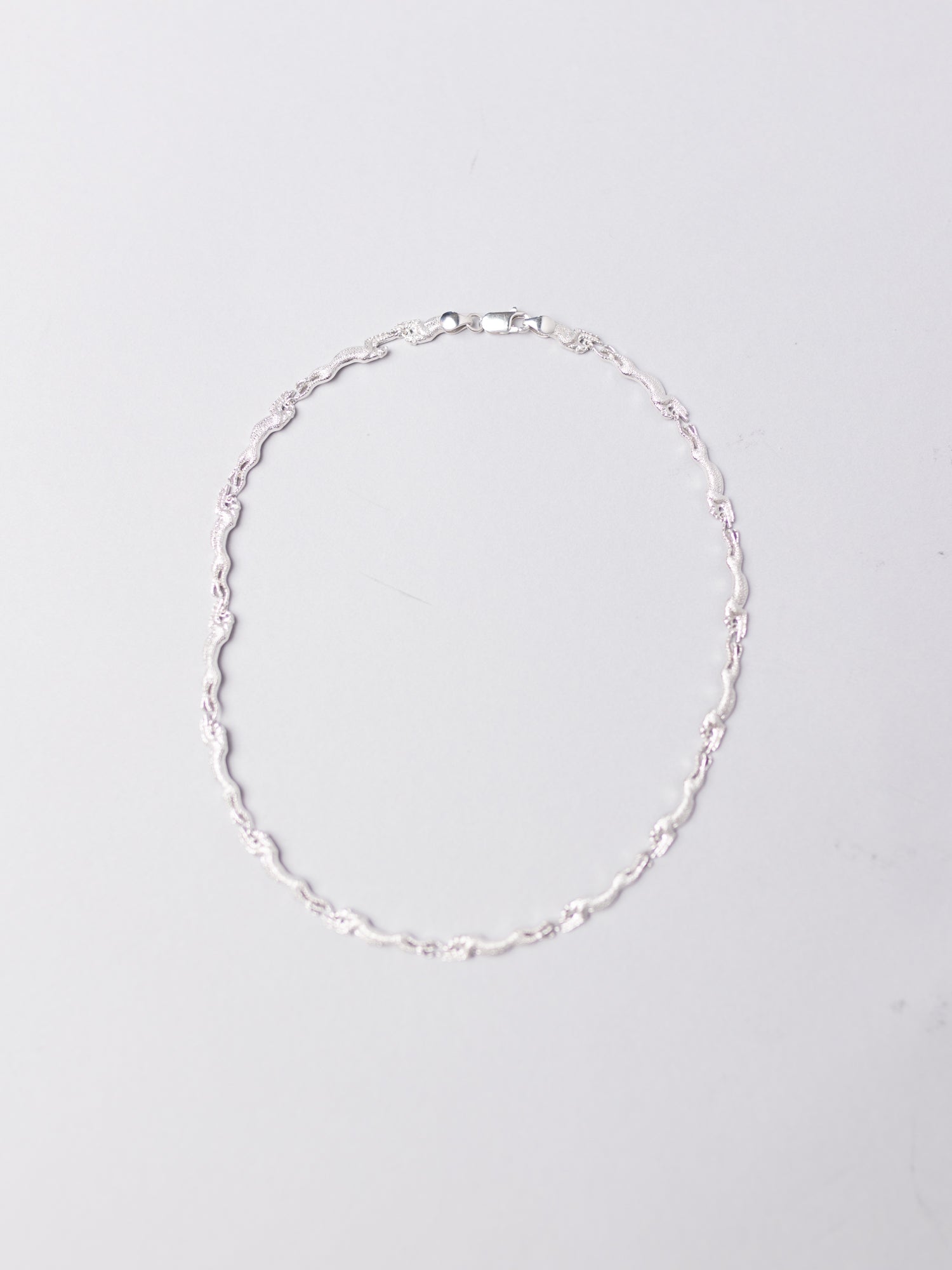 Blankens Silver Large Cheetah Chain Necklace