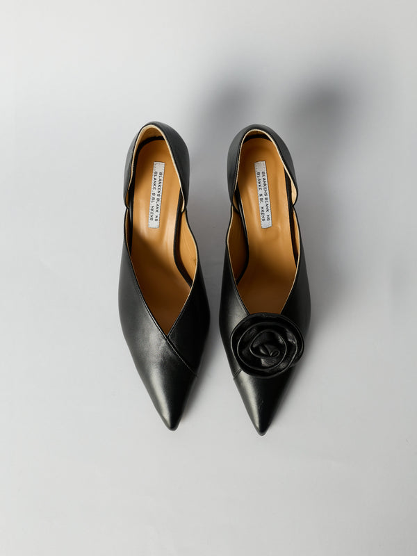Blankens Black Clip On Rose